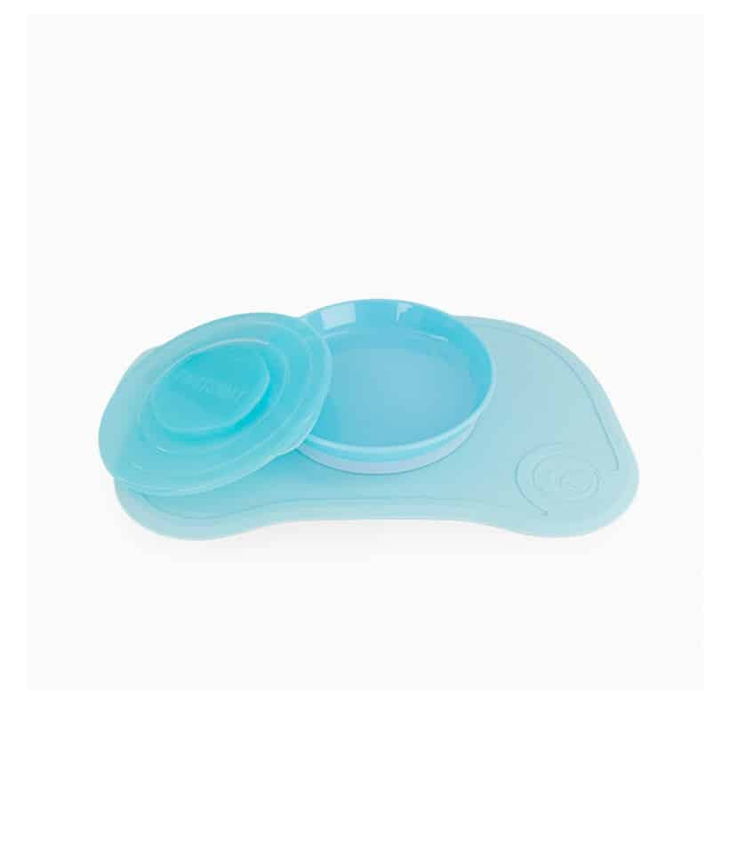 Twistshake Twistshake Click Mat + Plate 6+m Pastel Blue | 78130 - Home & Kitchen - Lebanon