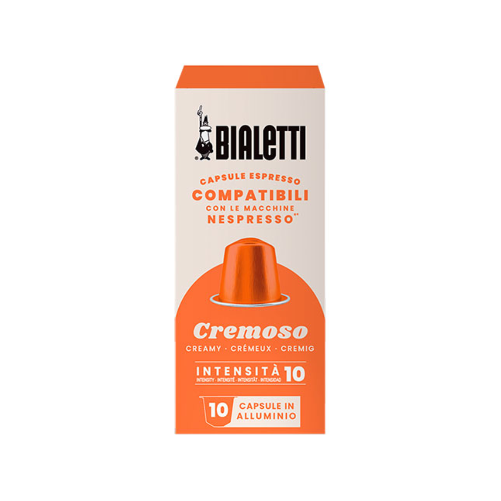 Bialetti Bialetti Cremoso Aluminum Nespresso Compatible Capsules 10pcs | BIA96080434 - Home & Kitchen - Lebanon