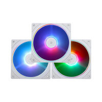 Thermalright Thermalright ARGB 120mm Halo Case White Fan (3-Pack) | TL-S12W-S X3 - Home & Kitchen - Lebanon
