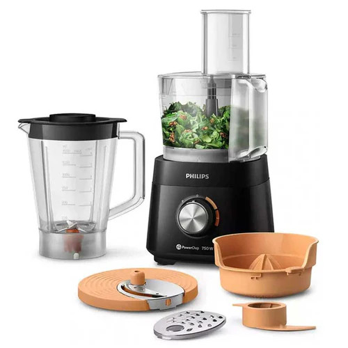 Philips Philips Food Processor; 5000 Series 750W 1.5L Black | HR7302/90 - Computers & Tech - Lebanon