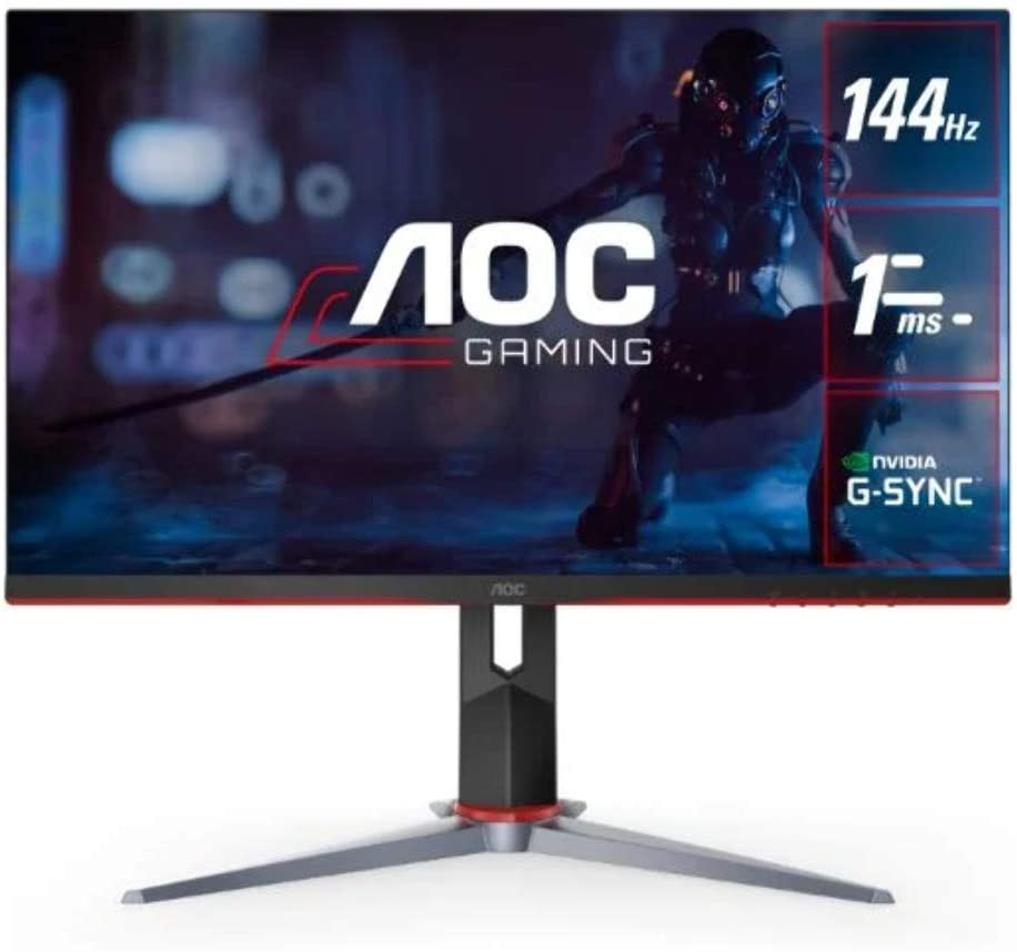 AOC AOC Gaming Monitor 27", D-SUB, 2 HDMI, DP IPS, 144Hz | 27G2 - Computers & Tech - Lebanon