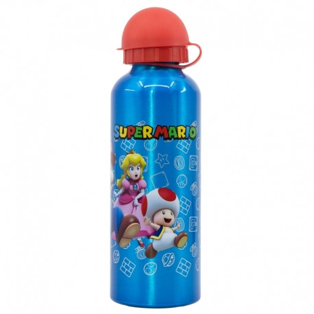 Disney Disney Stor High Aluminium Bottle 530ml Super Mario | 75260 - Home & Kitchen - Lebanon