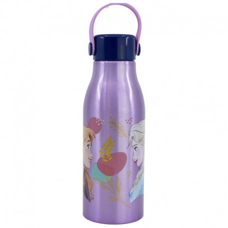 Disney Stor Flexi Handle Aluminium Bottle 760ml Frozen Trust The Journey | 74261 - Home & Kitchen - Lebanon