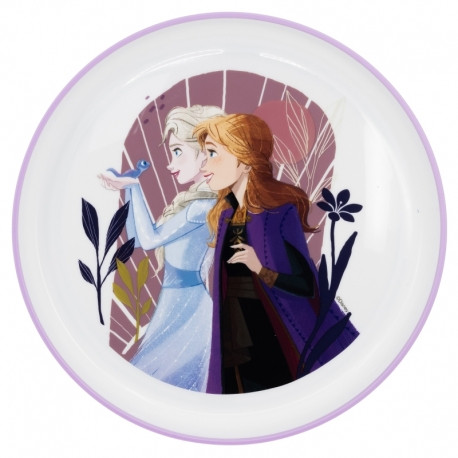 Disney Stor Non Slip Bicolor Premium Plate Frozen Trust The Journey | 74292 - Home & Kitchen - Lebanon
