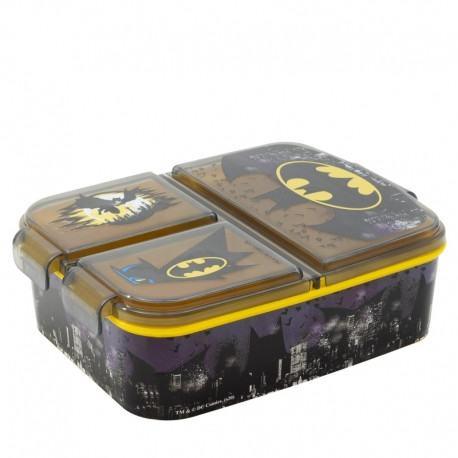 Disney Stor Multi Compartment Sandwich Box Batman Symbol | 85520 - Home & Kitchen - Lebanon