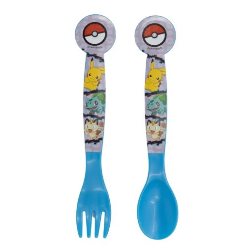 Disney Disney Stor 2 Pcs PP Cutlery Set in Polybag Pokémon Distorsion | 8017 - Home & Kitchen - Lebanon