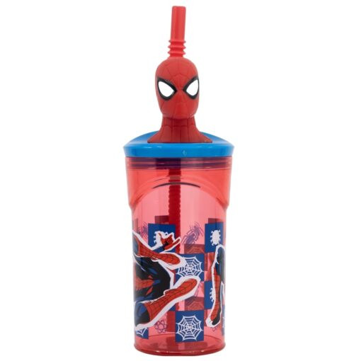 Disney Stor 3D Figurine Tumbler 360ml Spiderman Arachnid Grid | 74766 - Home & Kitchen - Lebanon