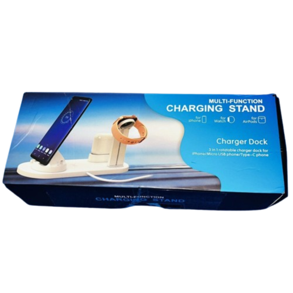 OEM 6-IN-1 Wireless Charging Station, White - Phones & Wearables - Lebanon