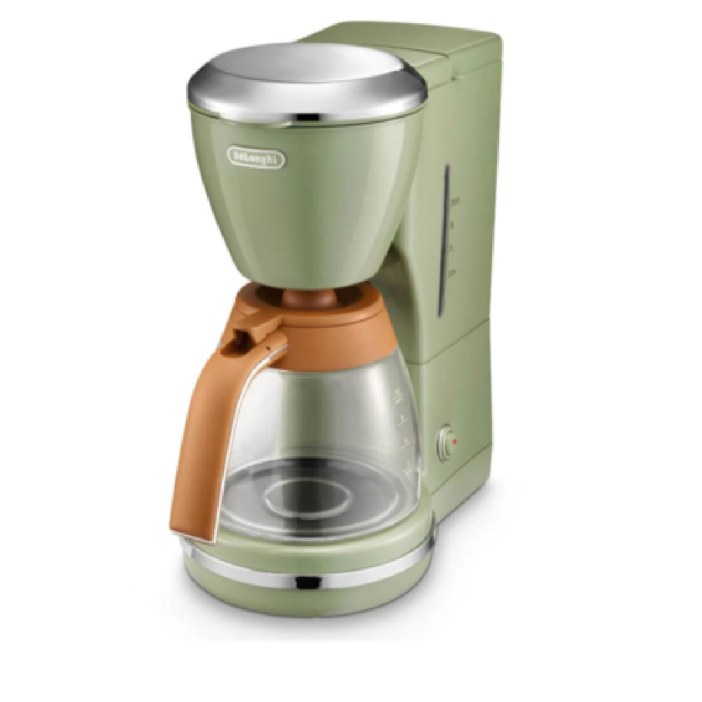 Delonghi Delonghi Icona Vintage Coffee Maker Green | DKC-ICMOV210GR - Home & Kitchen - Lebanon