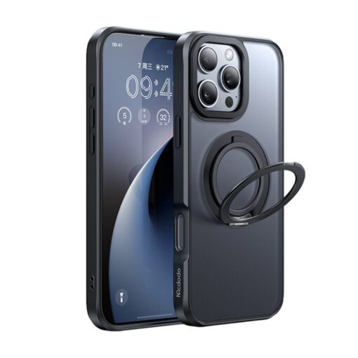Mcdodo Mcdodo Magnetic Ring Stand Case for iPhone 16 Pro | PC-493 - Phones & Wearables - Lebanon