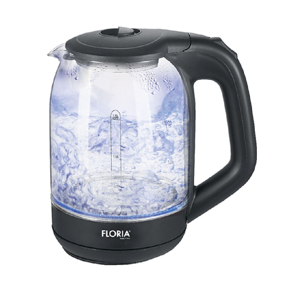Zilan Zilan Glass Electric Kettle 1.8L 1500W — Cordless 360° Water Boiler | ZLN3505 - Home & Kitchen - Lebanon