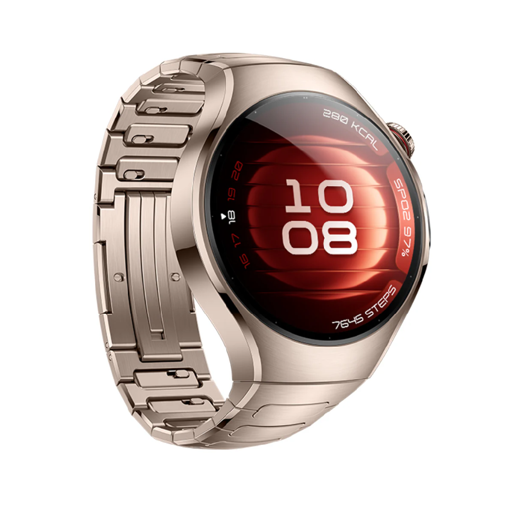 Huawei Huawei Watch 5 42mm Premium Smartwatch with Fingertip, Sand Gold - Phones & Wearables - Lebanon