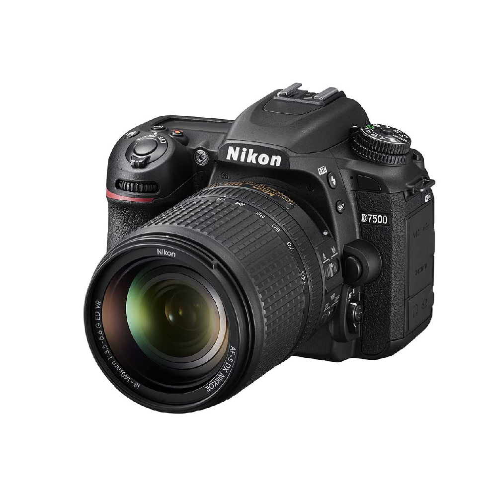 Nikon Nikon D7500 Camera Body with 18-140 mm VR Digital DSLR Kit - Black - TV, Cameras & Photography - Lebanon