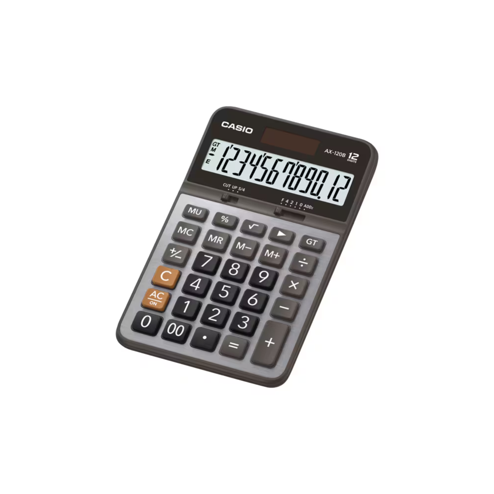 Casio Casio Basic Calculator | AX-120B-W-DC - Home & Kitchen - Lebanon
