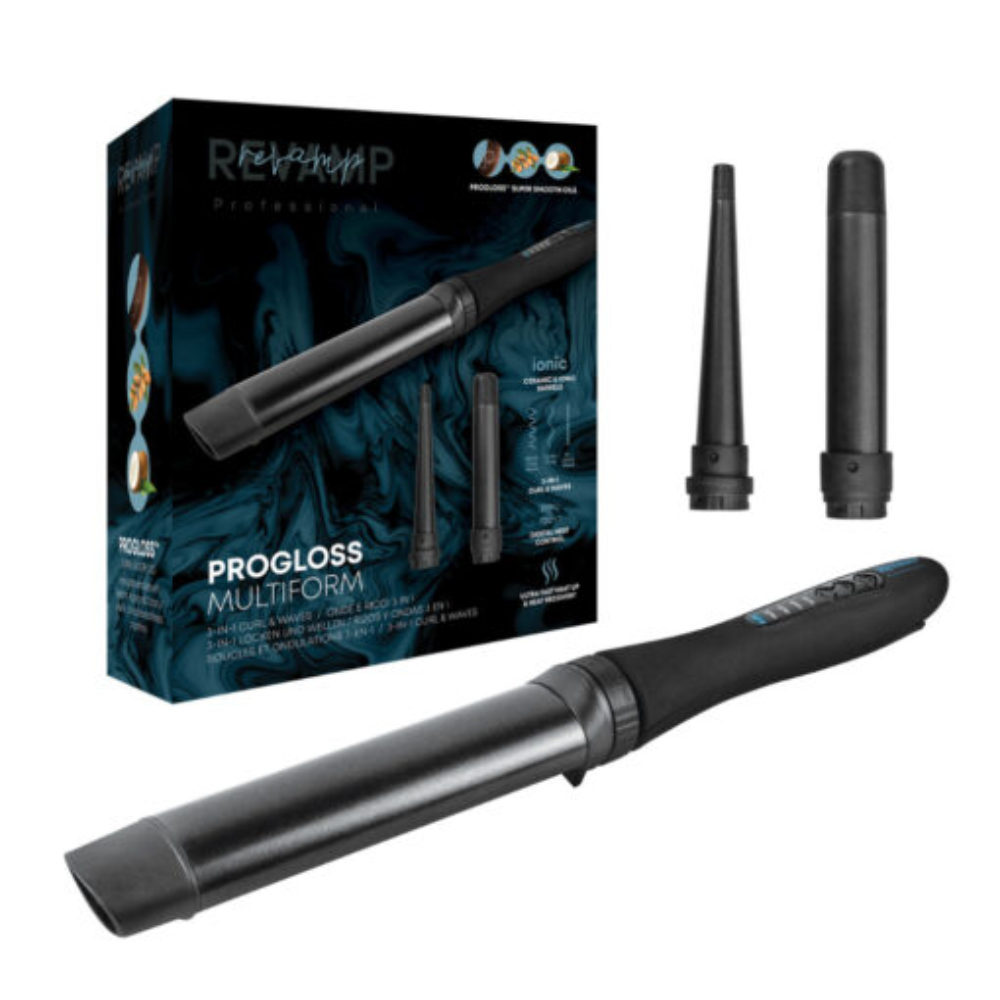 Revamp Revamp Progloss Multiform Curl & Waves 3-in-1 Hair Styler | WD-1500 - Beauty & Personal Care - Lebanon