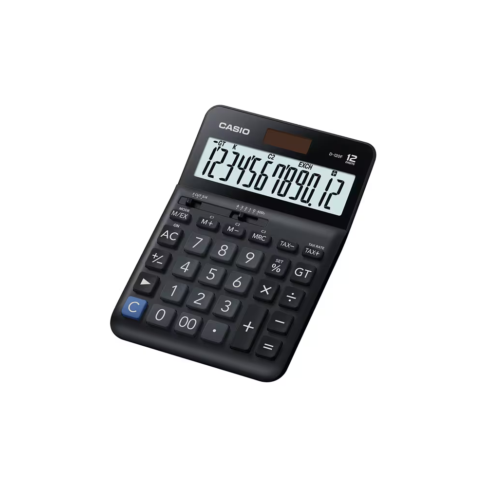 Casio Casio Compact Basic Calculator | D-120F-W-DP - Home & Kitchen - Lebanon