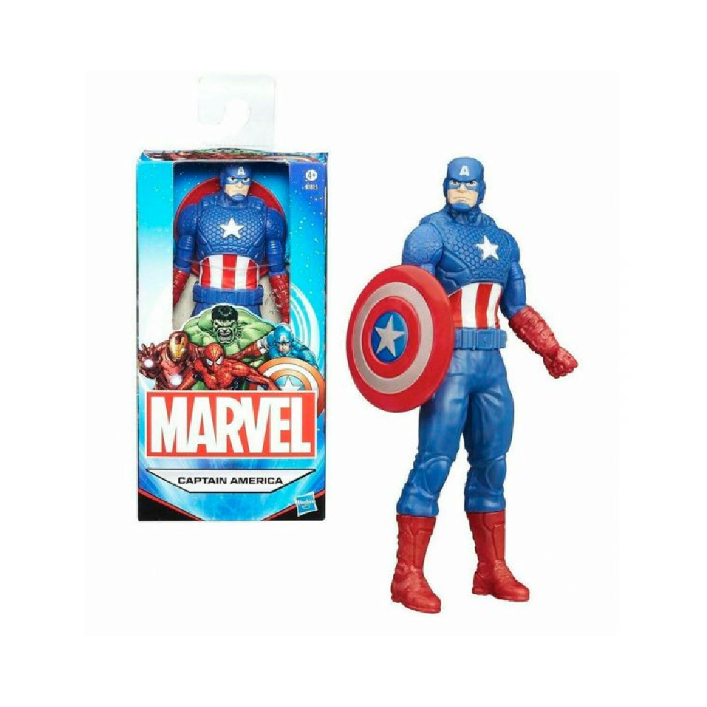 Hasbro Hasbro Marvel 6" Basic Figure - Captain America | B1686 - Toys & Games - Lebanon