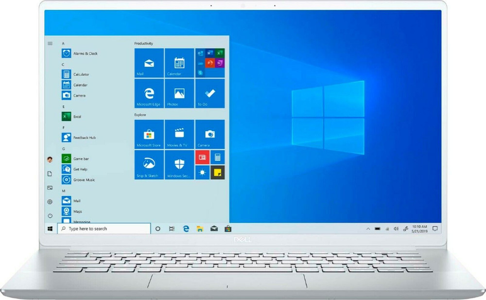 Dell Dell Inspiron 7490-7842SLV Core™ i7-10510U 1.8GHz 512GB SSD 8GB 14" (1920x1080) BT WIN10 Webcam PLATINUM SILVER Backlit Keyboard FP Reader | I7490-7842SLV-PUS - Computers & Tech - Lebanon