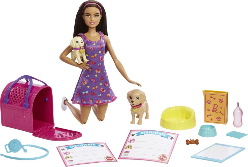 Barbie Barbie Puppy Adoption Doll | MTBBHKD86 - Toys & Games - Lebanon