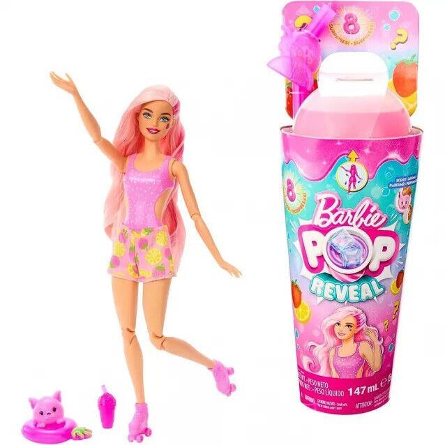 Barbie Barbie Pop Reveal Strawberry Scented Doll – New Deluxe Version | MTBBHNW41 - Toys & Games - Lebanon
