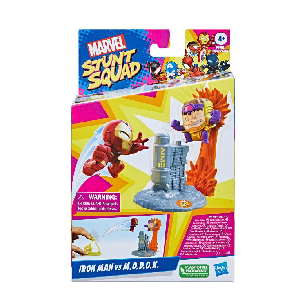 Hasbro Hasbro Marvel 1.5" Stunt Squad Action Figure - Ironman VS M.O.D.O.K. | F6895 - Toys & Games - Lebanon