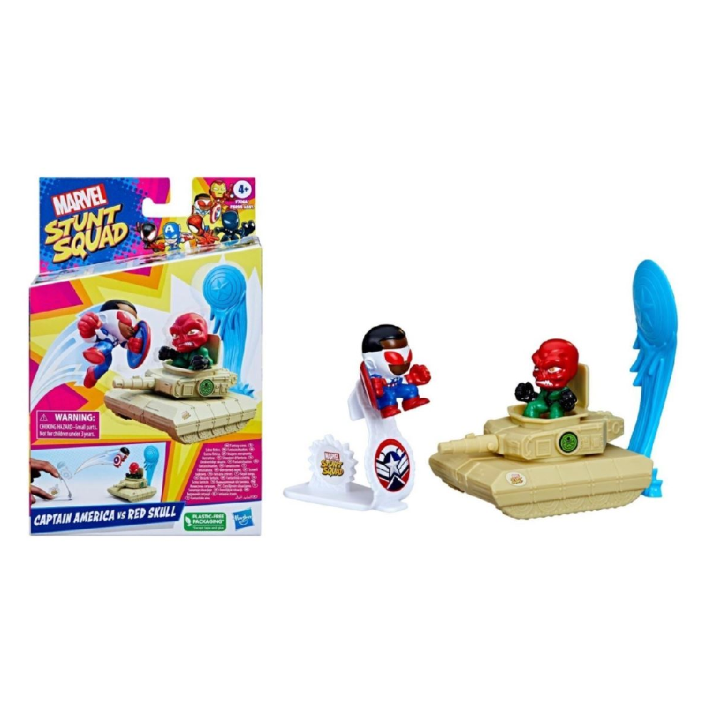 Hasbro Hasbro Marvel 1.5" Stunt Squad Action Figure - Captain America vs. Red Skull | F6895 - Toys & Games - Lebanon