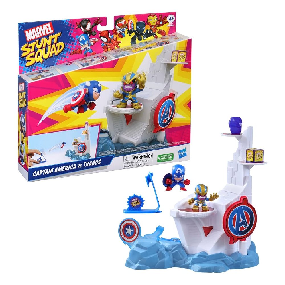 Hasbro Hasbro Marvel Stunt Squad Smashin Heroes Action Figures | F6894 - Toys & Games - Lebanon