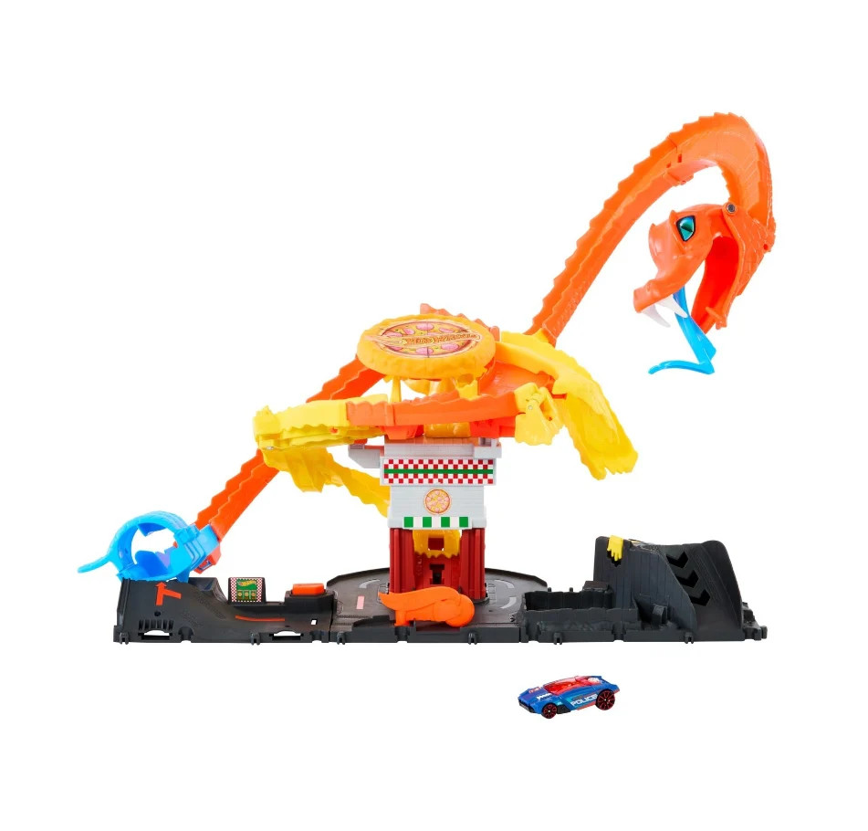 Hot Wheels Hot Wheels City Cobra Pizza Shop Playset | MTHWHTN81 - Toys & Games - Lebanon