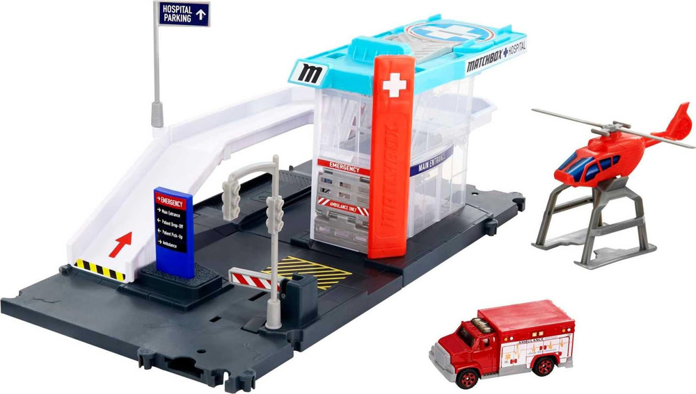 MatchBox Matchbox MBX Helicopter Playset | MTMBGVY83 - Toys & Games - Lebanon