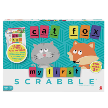 Scrabble Scrabble Junior Cat & Fox | MTGMY9668 - Toys & Games - Lebanon