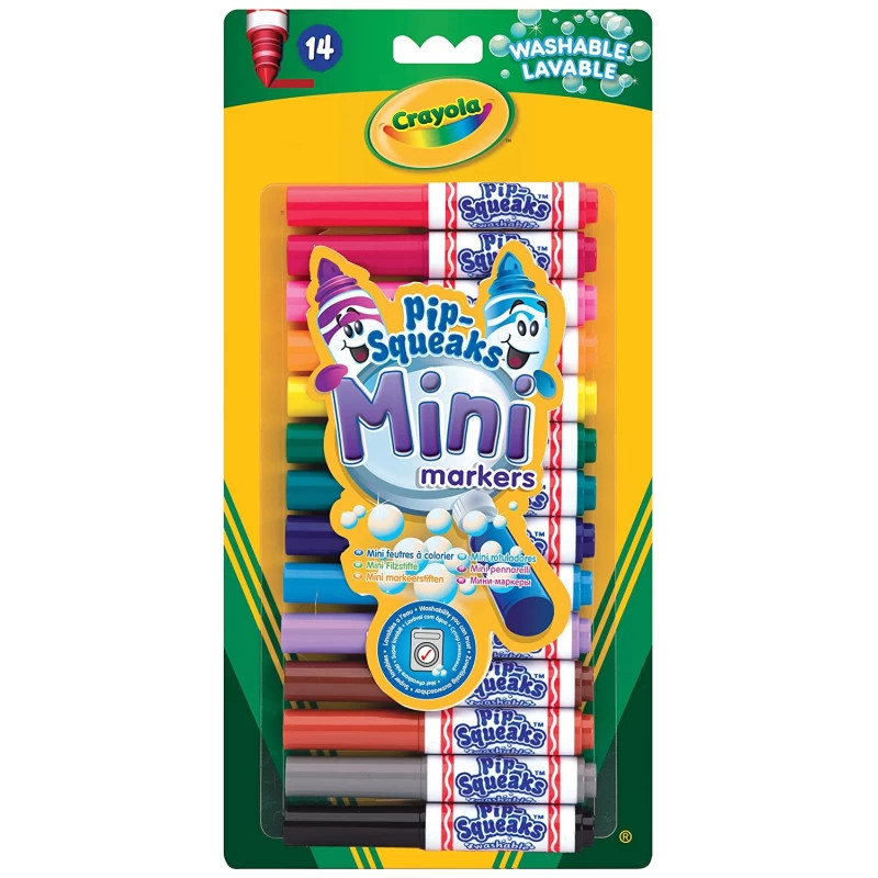 Crayola Crayola 14 Pipsqueaks Mini Markers | CY8343 - Home & Kitchen - Lebanon