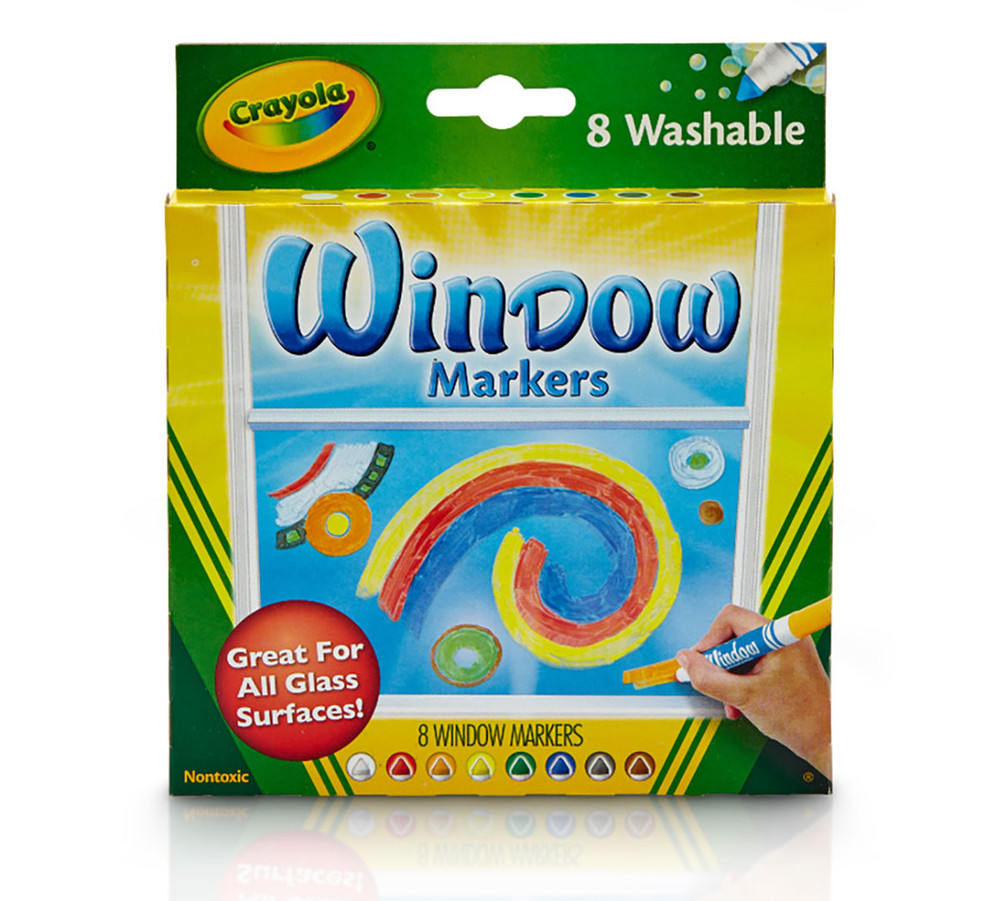 Crayola Crayola Window Markers 8ct | CY588165 - Home & Kitchen - Lebanon