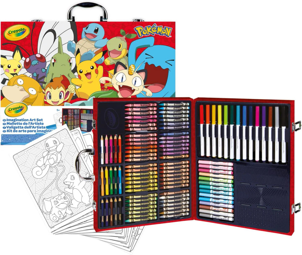 Crayola Crayola INSPIRATION ART CASE POKEMON | CY042931 - Home & Kitchen - Lebanon