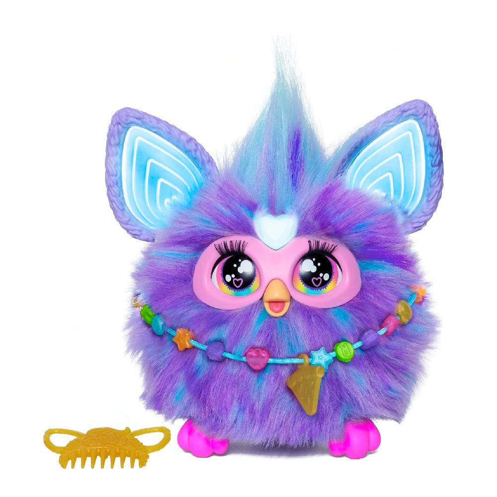 Hasbro Hasbro Furby Purple F6743 — Voice Activated Interactive Plush Toy | 5 Modes, 600+ Responses, 15 Accessories - Toys & Games - Lebanon