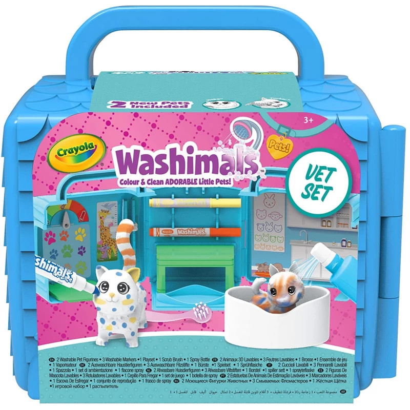 Crayola Crayola Washimals Vet Clinic Playset | CY747268 - Home & Kitchen - Lebanon