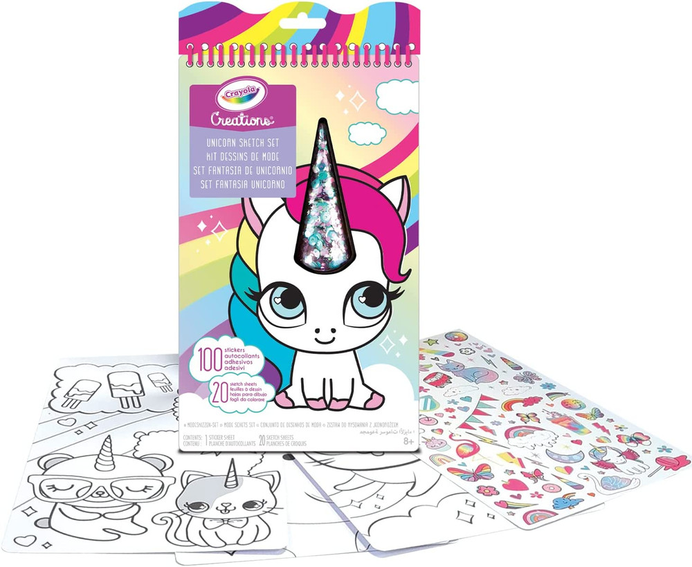 Crayola Crayola Creations Unicorn Sketch Set | CY041174 - Home & Kitchen - Lebanon