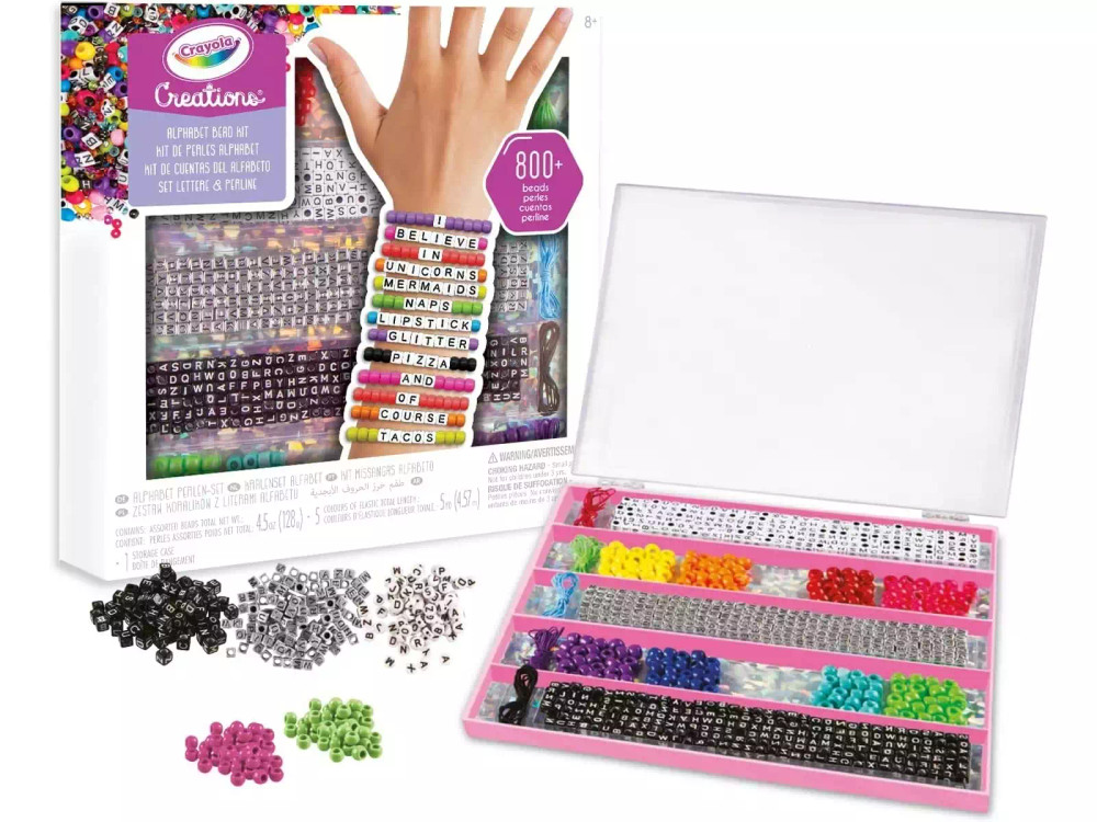 Crayola Crayola Creations Alphabet Bead Kit | CY044666 - Home & Kitchen - Lebanon