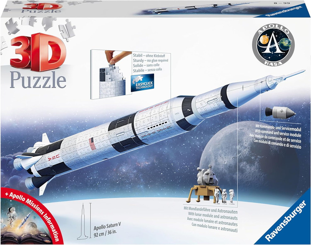 Ravensburger Ravensburger Apollo Saturn V Rocket 440pc | RV11545-7 - Toys & Games - Lebanon