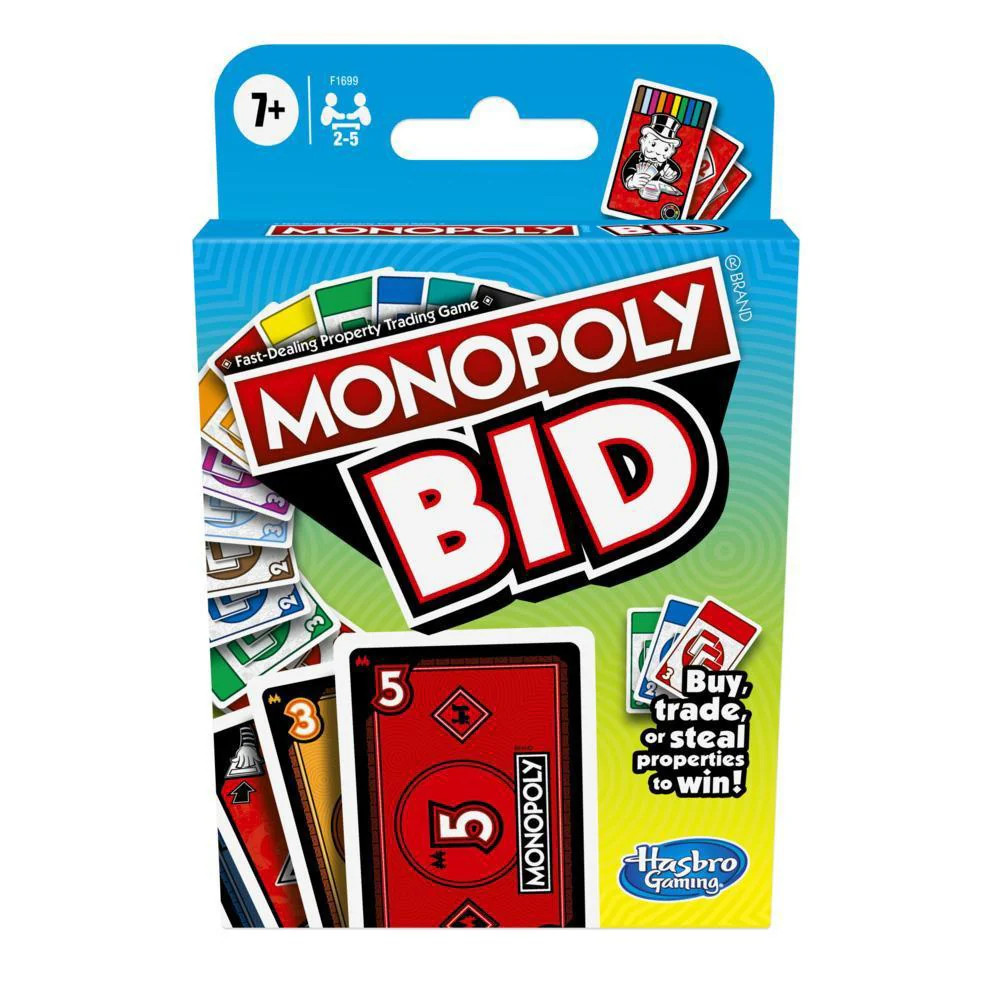 Hasbro Hasbro Monopoly Bid Card Game (English) | F1699E - Toys & Games - Lebanon