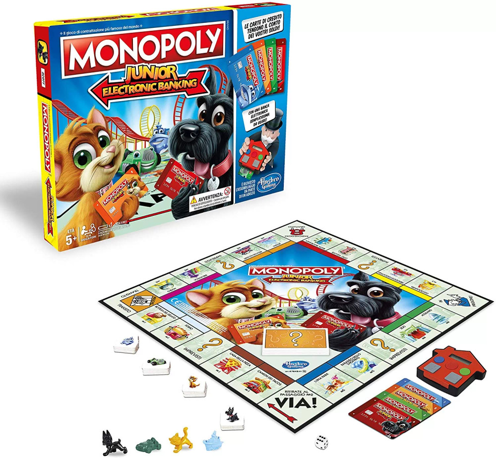 Hasbro Hasbro Monopoly Junior Electronic Banking Board Game (English) | HBGM1842 - Toys & Games - Lebanon