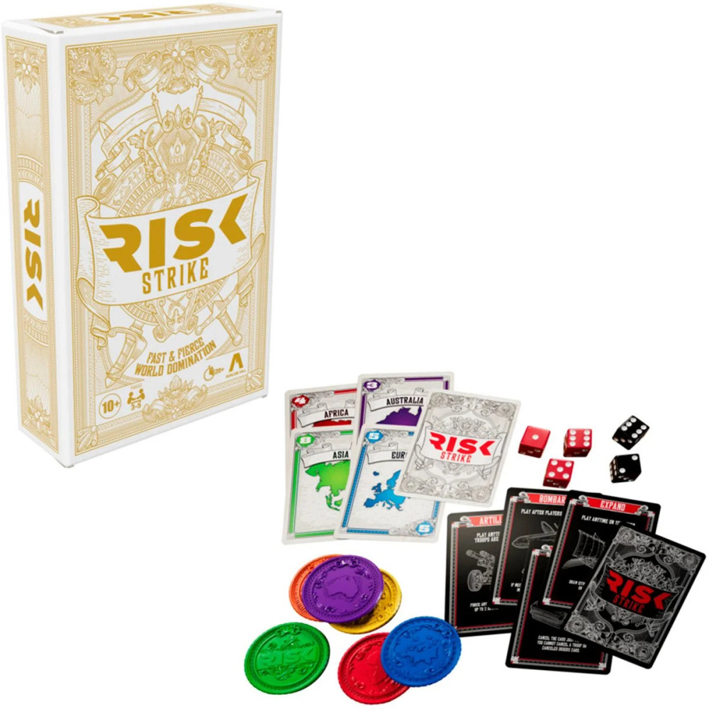 Hasbro Hasbro Risk Strike Strategy Card & Board Game (English) | F6650E - Toys & Games - Lebanon