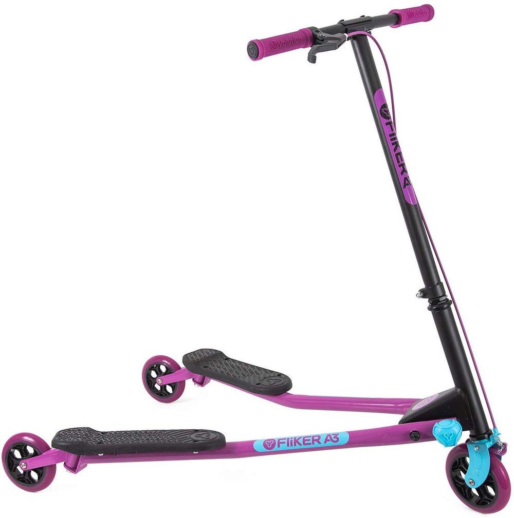 Yvolution Yvolution YFliker A3 Air 2018 Refresh Scooter – Purple/Light Blue | 101060 - Toys & Games - Lebanon