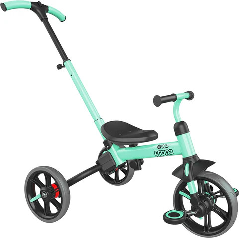 Yvolution Yvolution YVelo Flippa 4-in-1 Trike – Green/Black | 101222 - Toys & Games - Lebanon