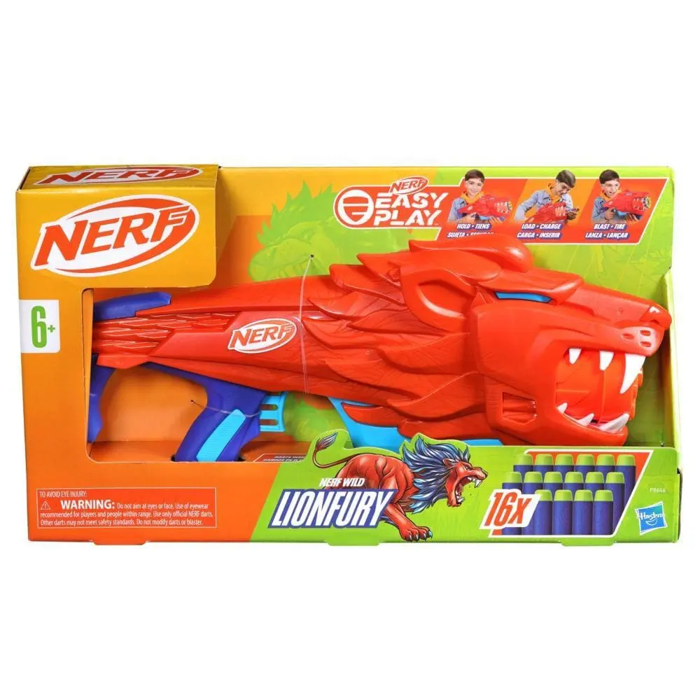 Nerf Nerf Junior Wild Lionfury Foam Blaster | F8646 - Toys & Games - Lebanon