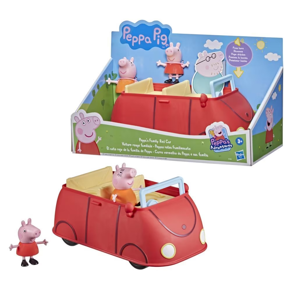 PEPPA PIG Peppa Pig Peppa’s Family Red Car | HBPGF2184 - Toys & Games - Lebanon