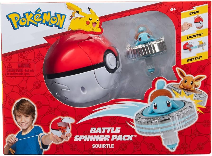 Pokemon Pokémon Battle Spinner Pack Squirtle | PKW4397 - Toys & Games - Lebanon