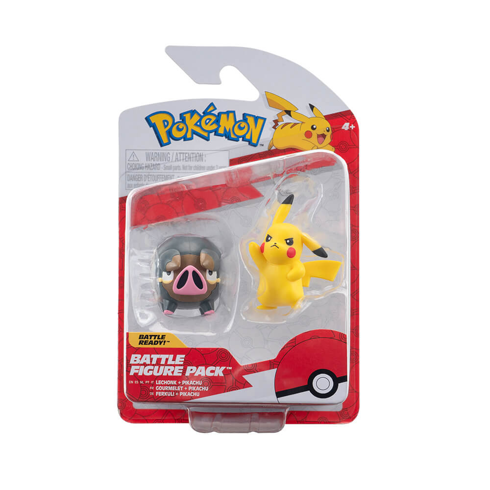 Pokemon Pokémon Battle Figure 2-Pack – Pikachu & Lechonk | 95007 - Toys & Games - Lebanon