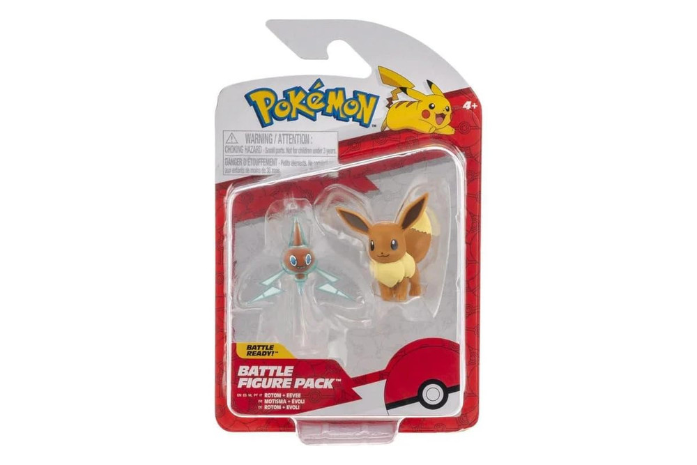 Pokemon Pokémon Battle Figure 2-Pack – Eevee & Rotom | 95007 - Toys & Games - Lebanon