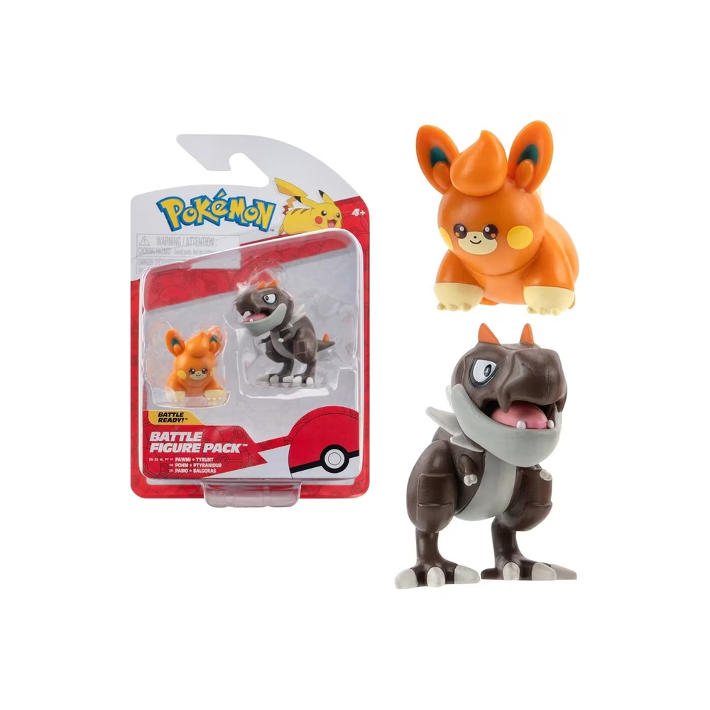 Pokemon Pokémon Battle Figure 2-Pack – Tyrunt & Pawmi | 95007 - Toys & Games - Lebanon