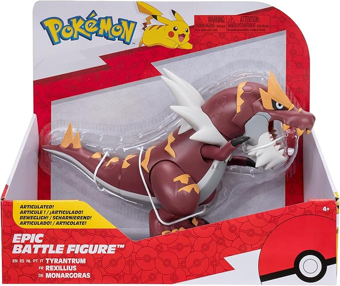 Pokemon Pokémon Epic Battle Figure – Tyrantrum (Monargoras) | 95164 - Toys & Games - Lebanon